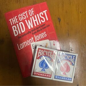The Gist of Bid Whist Book with Bicycle Playing Cards
